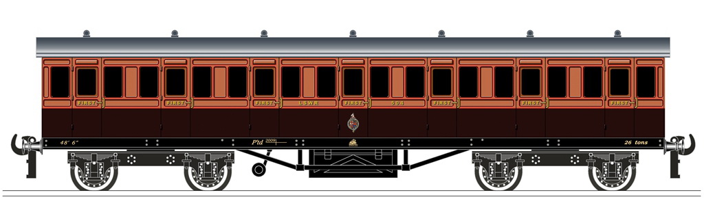 LSWR - 1st Class